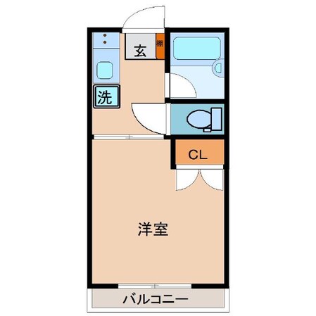 グリーンハイツ福田Ａ棟の物件間取画像